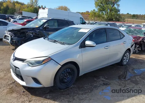 2014 Toyota Corolla Le из США, поврежденный, VIN 2T1BURHE5EC157103